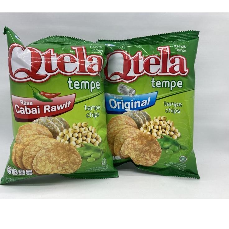 

☇ QTELA Keripik Tempe All Variant 55g じ