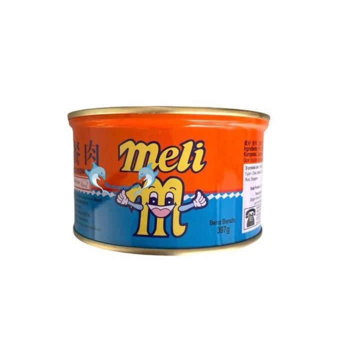 

MA LING Canned Pork / Daging Babi Maling Luncheon Meat Pork 397gr MILI