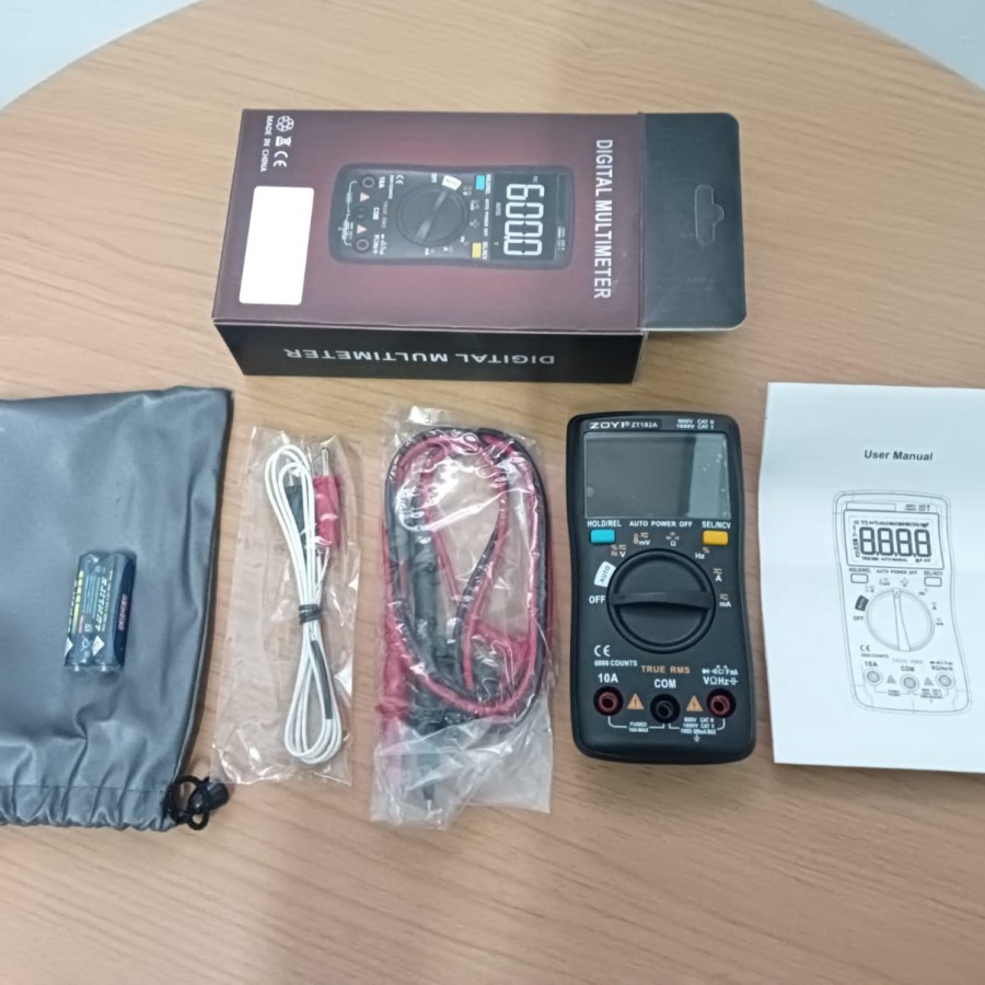 Jual Multimeter Multitester zoyi ZT102 A Auto Shopee Indonesia
