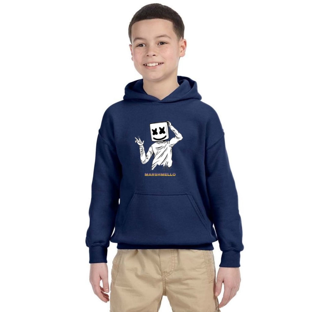 SWEATER JAKET HOODIE BAJU ANAK MARSHMELLO UNTUK ANAK 2-10 TAHUN