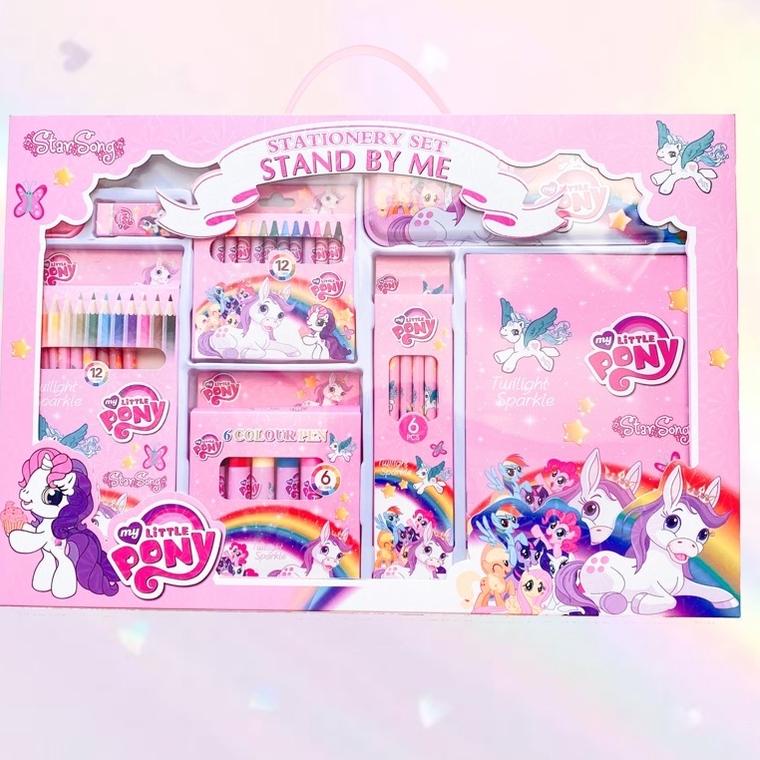 

(K-L9L-☎) Set alat gambar little pony super komplit viral