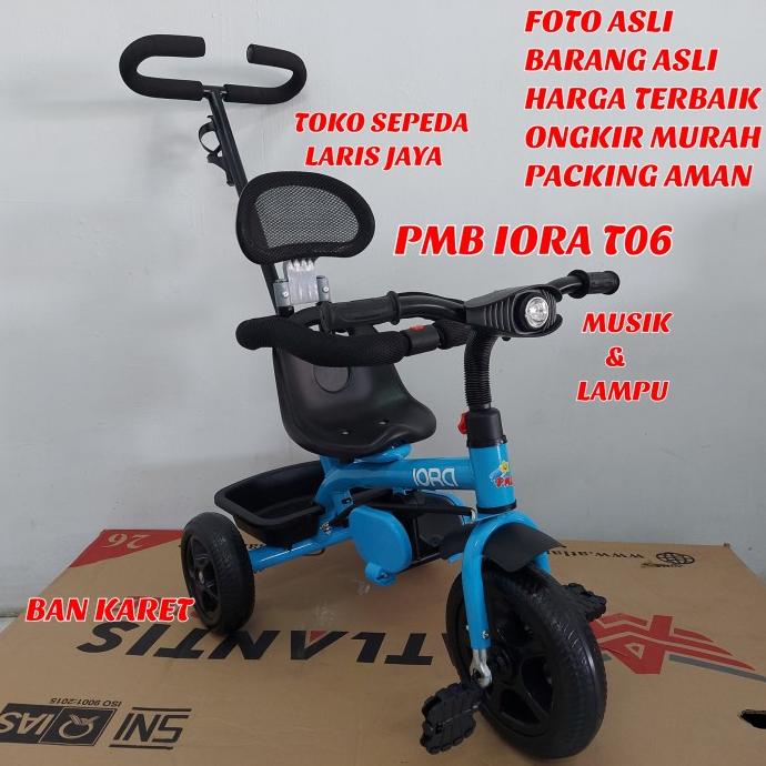 Sepeda Anak Roda Tiga Pmb Iora Tc06, Sepeda Iora Roda Tiga Iora Tc 06 #Original