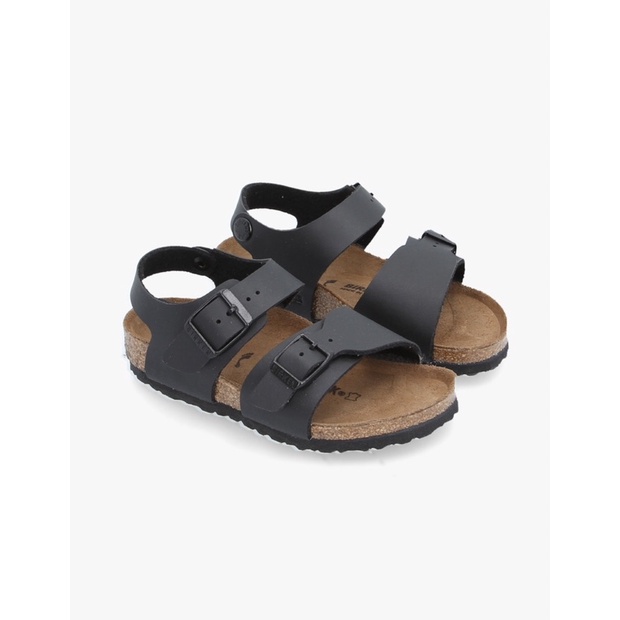SALE BIRKENSTOCK NEWYORK KIDS BLACK SIZE 24-34 ORIGINAL