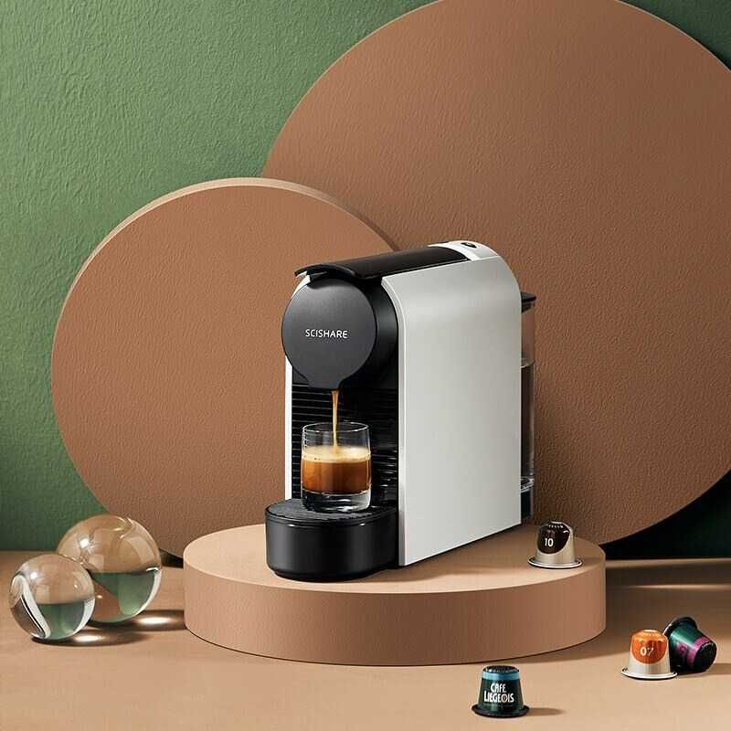 SCISHARE Mesin Kopi Kapsul Mini Otomatis for Nespresso Dolce Gusto - S1104