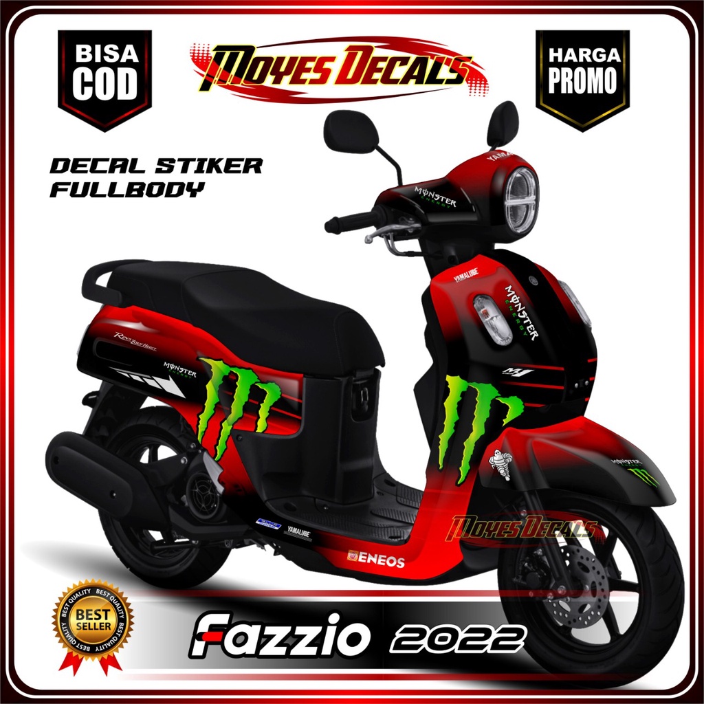 Fazzio ( COD ) Decal Fazzio Full Body Decal Sticker Yamaha FAZZIO 2022 .stiker motor yamaha fazzio