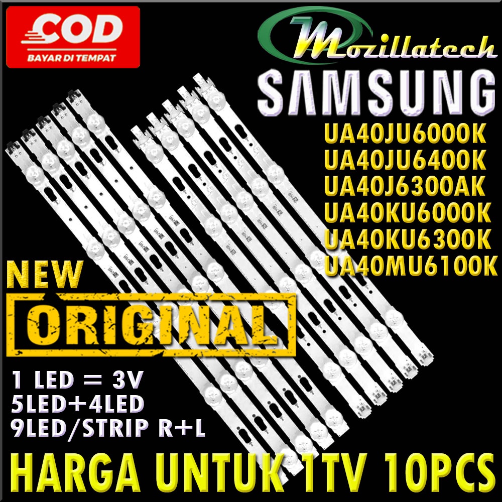 BACKLIGHT TV SAMSUNG 40 UA40KU6300 UA40JU6000K UA40JU6400K UA40JU6000 UA40JU6400 40JU6000 40JU6400