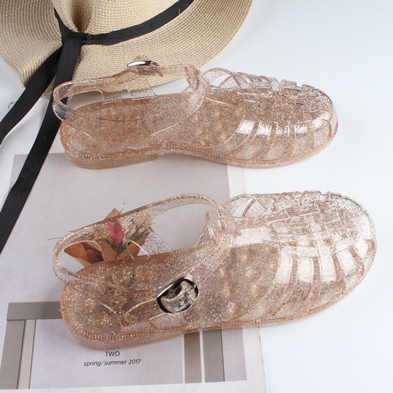 Sandal jelly Gladiator Melissa Glitter Couple Import High Quality S2