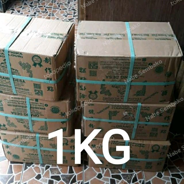 

tepung tapioka sagu tani bumi kencana 1kg dus