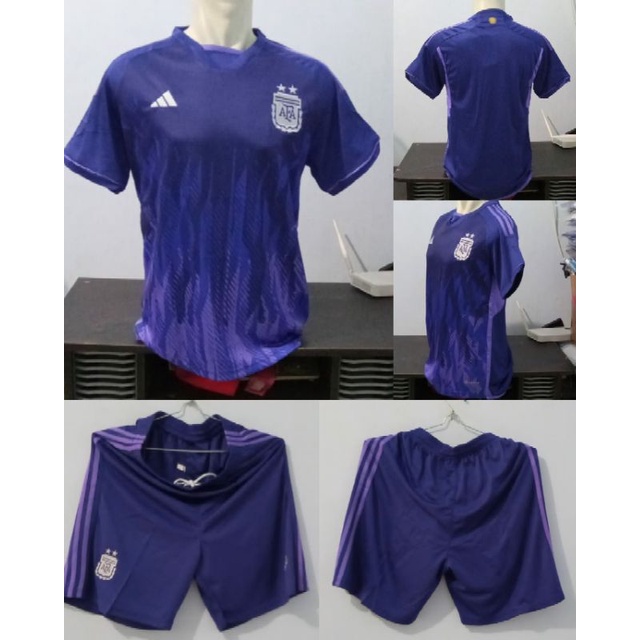 Setelan Jersey Argentina Away 2022/2023