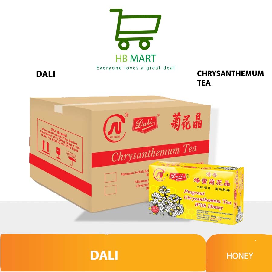 

Full Carton Su Brand Dali Fragrant chrysanthemum tea - 60 pack / Dus