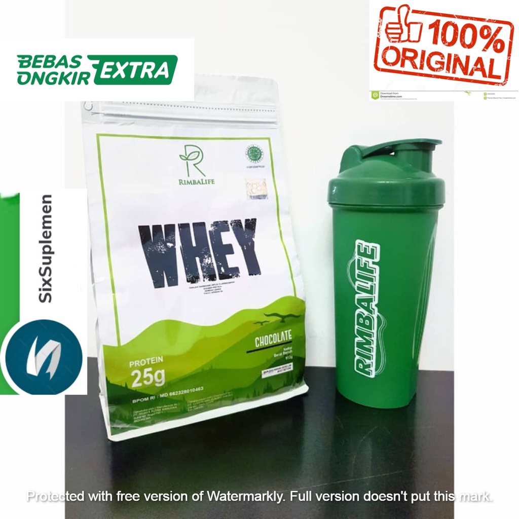 (Free Shaker/Sample) Rimbalife Rimba Whey Susu Whey Protein Halal BPOM 2 Lbs