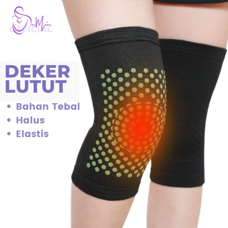 Deker Tourmaline Kesehatan Penghangat Lutut Terapi Lutut Korset Pemanas Lutut Magnetik Pelancar Peredaran Darah
