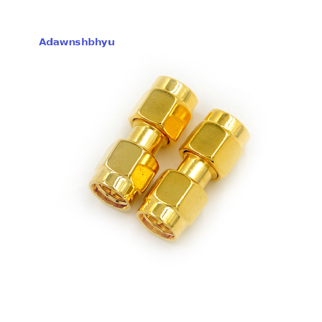 Adhyu 2Pcs Konektor Adaptor RF Coaxial SMA Male Plug in series