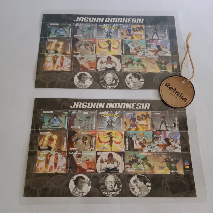 

✨NEW✨ - Full Sheet Perangko Indonesia seri Jagoan Indonesia Tahun 2019
