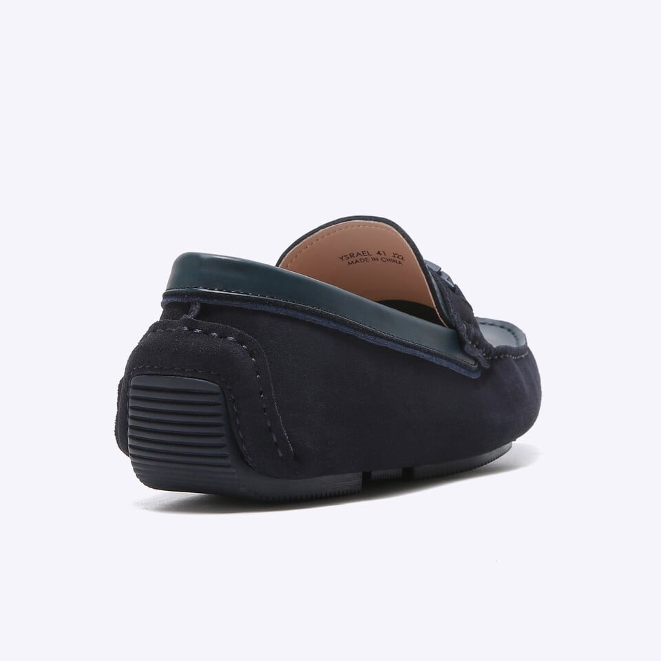 EM03 SEPATU EVERBEST PRIA CASUAL SEMI FORMAL BRANDED ASLI BIRU NAVY BLUE