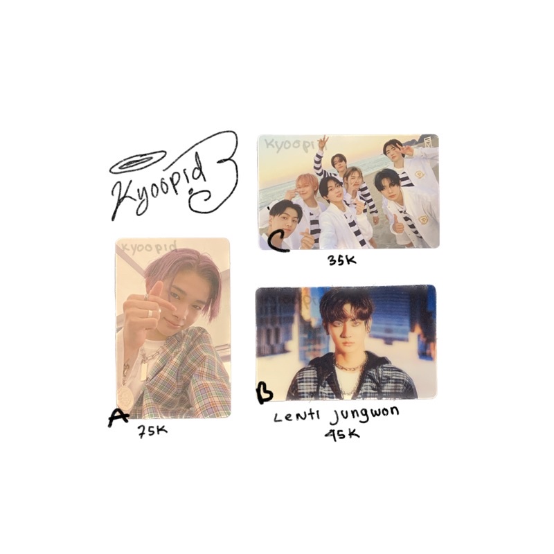 official enhypen photocard / jungwon photocard / ni-ki photocard / enhypen photocard