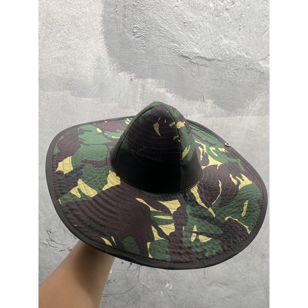 TOPI RIMBA MOTIF DORENG ARMY / TOPI MEXICO JUMBO