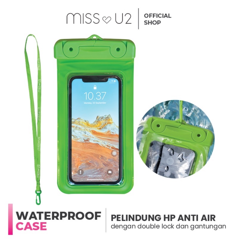 Miss U2 Pelindung HP Anti Air - Waterproof Case