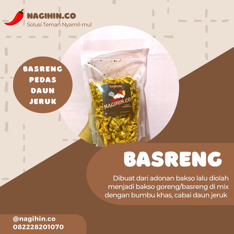 

[250gram] Basreng Pedas Daun Jeruk nagihin.co