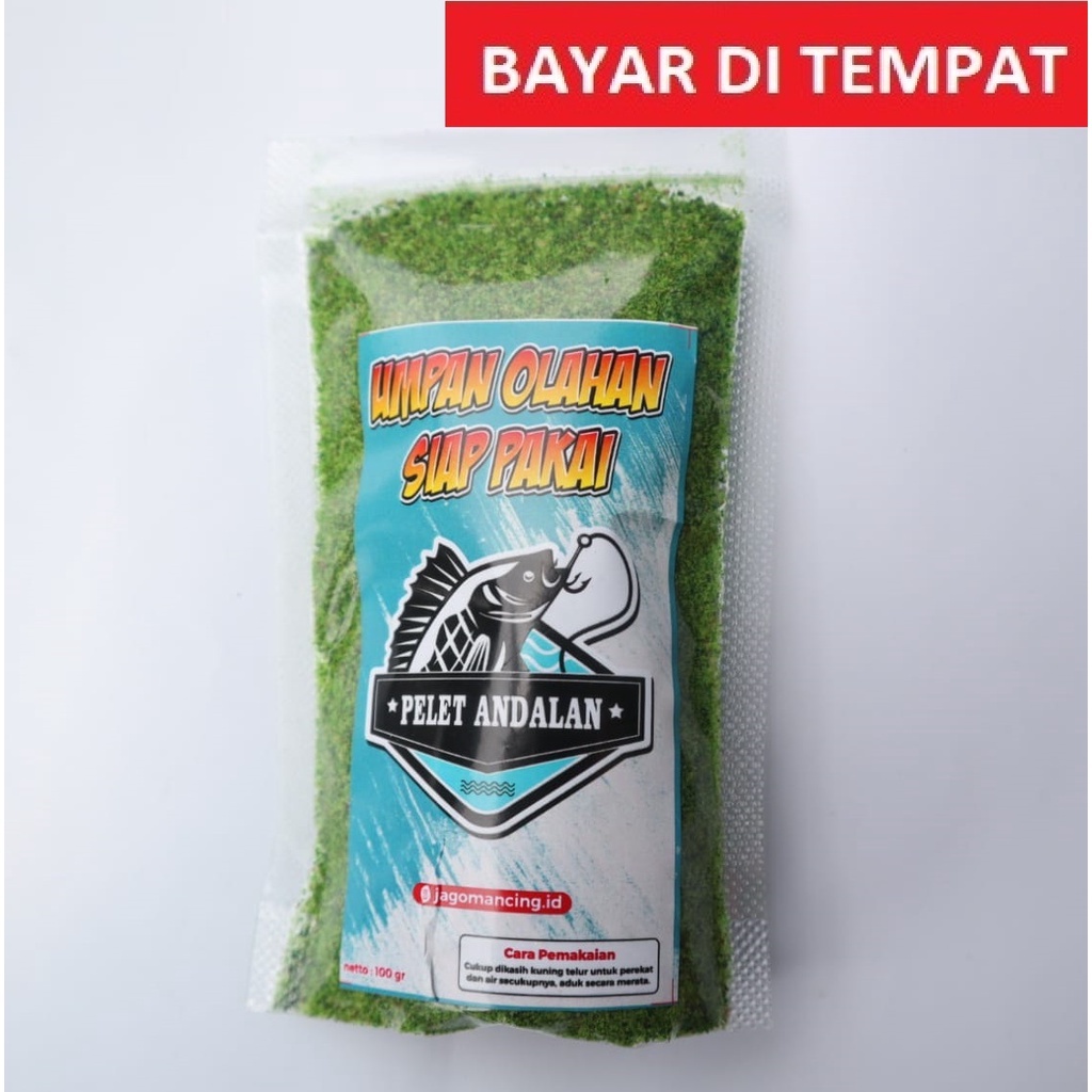 Pelet Andalan Umpan Olahan Amis Wangi Lumut Untuk Mancing Ikan Lele Patin Baung Bawal Siap Pakai