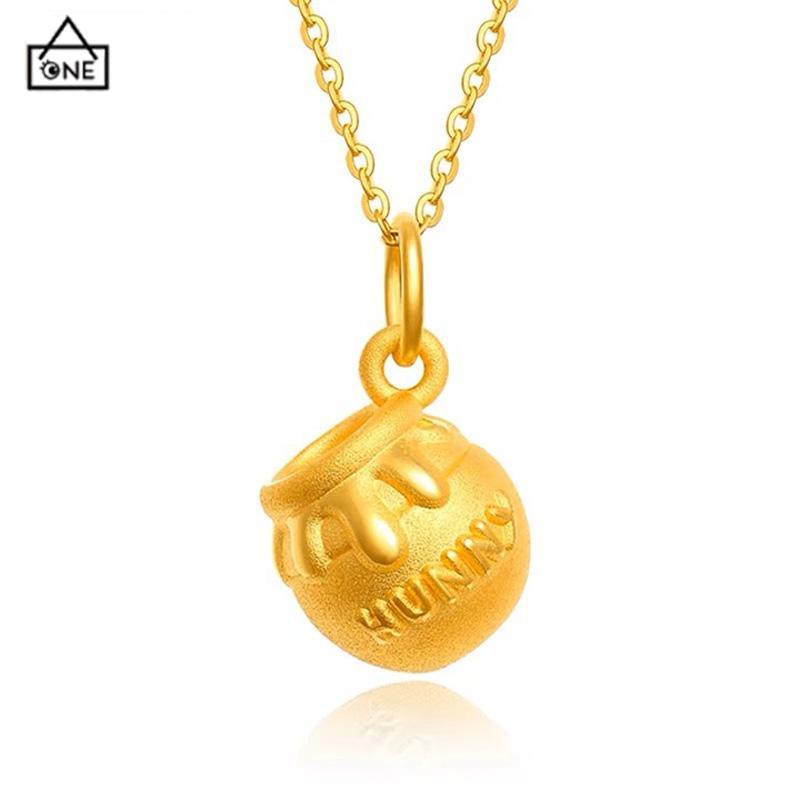 COD❤️COD❤️Kalung Winnie-the-Pooh Alloy Bahan Kartun Lucu Korea Gaya Aksesori Fashion-A.one-A.one