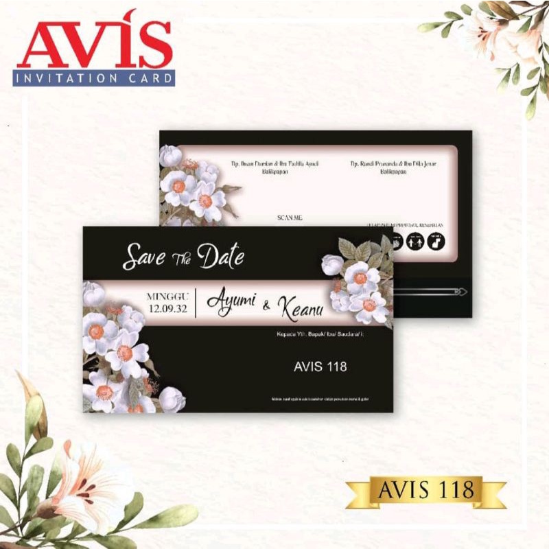 AVIS 118 BLANKO UNDANGAN