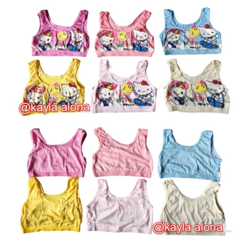 MINISET ANAK WARNA HELLO KITTY &quot; AINIAN &quot; ( Tanpa Busa )