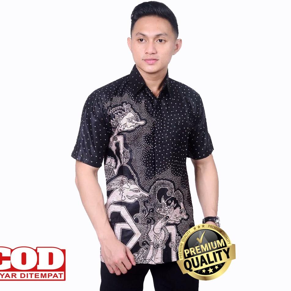 NPH.21De22ᵁ ‣ kemeja batik pria modern/ batik motif wayang/hem batik pria/kemeja batik murah/kemeja 