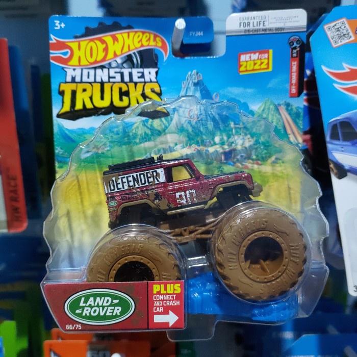 Hotwheels Hot Wheels Monster Trucks Land Rover Defender 90 Mud