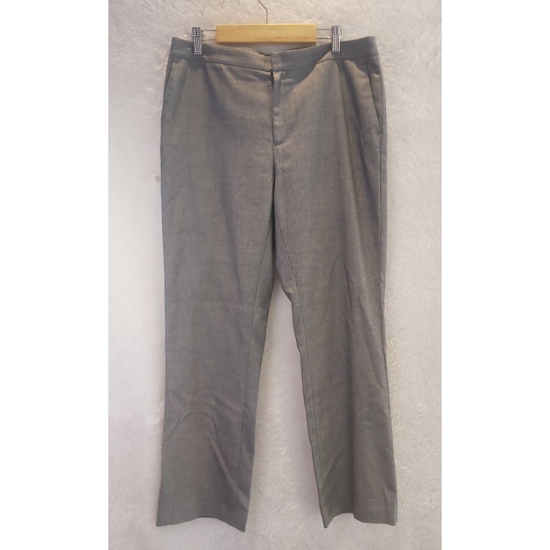 PRELOVED CELANA PANJANG WANITA MURAH BRANDED WARNA ABU BY G2000 STUDIO