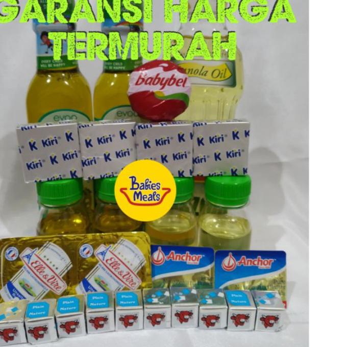 

SALE!!MURAH, Paket MPASI Starter pack Mini, Belcube, Kiri, Anchor, Elle Vire, Casa di Oliva, Mazola Canola|RA7
