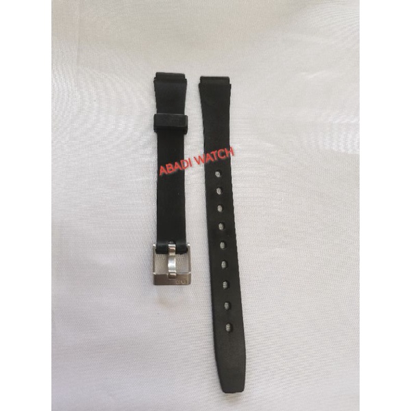 Strap tali jam tangan Q&amp;Q UK 12mm strap tali Q&amp;Q UK 12mm  gesper bertulis Q&amp;Q