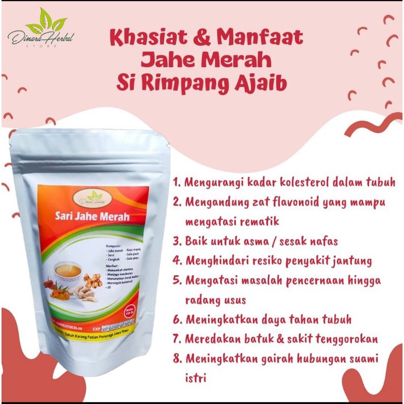 

JAHE MERAH BUBUK INSTANT