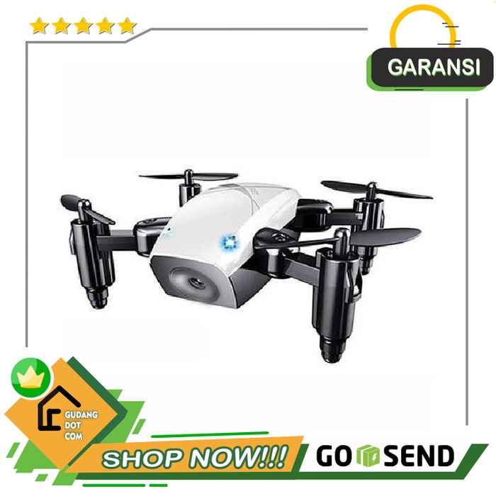 Quadcopter Drone Mini Pocket Foldable - S9 - Putih