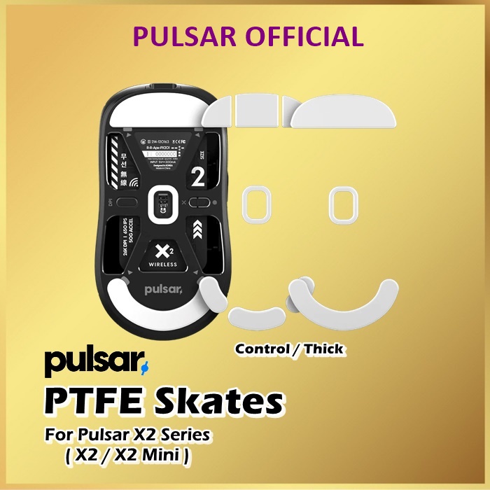 Pulsar PTFE Skate For X2/X2 Mini Wireless Gaming Mouse Feet Skates X 2