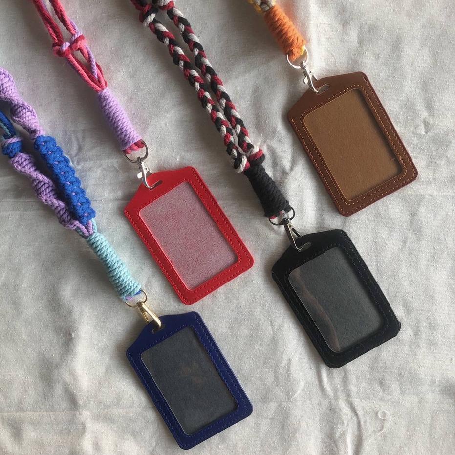 

Paling Laris Dekorasi macrame id card or name tag lanyard | tali id card atau tali name tag | makrame - Siena SH5++