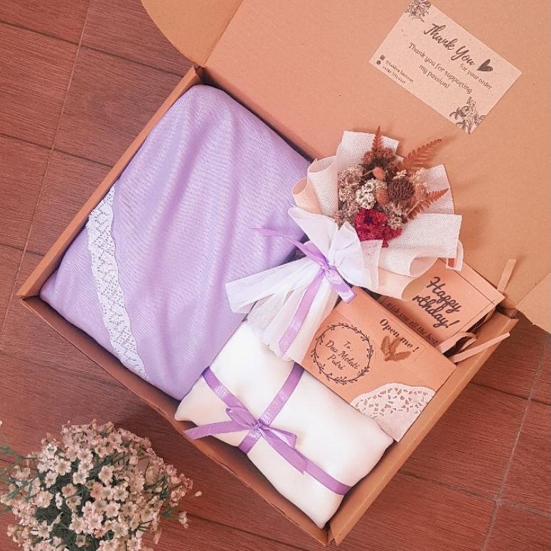 

(R-Z2Z)(✓) Hampers Mukena / Hampers Hijab / Mukena Travel / Mukena Renda / Hampers Buket amanah