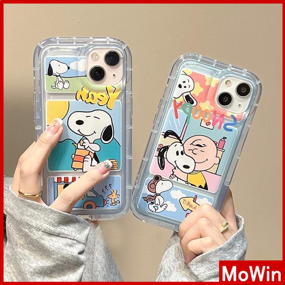 For iPhone 14 Pro Max iPhone Case Soft Case TPU Clear Case Airbag Shockproof Protection Camera Cartoon Cute Compatible For iPhone 13 Pro Max 12 Pro Max 11 Pro Max 7plus XR xs max