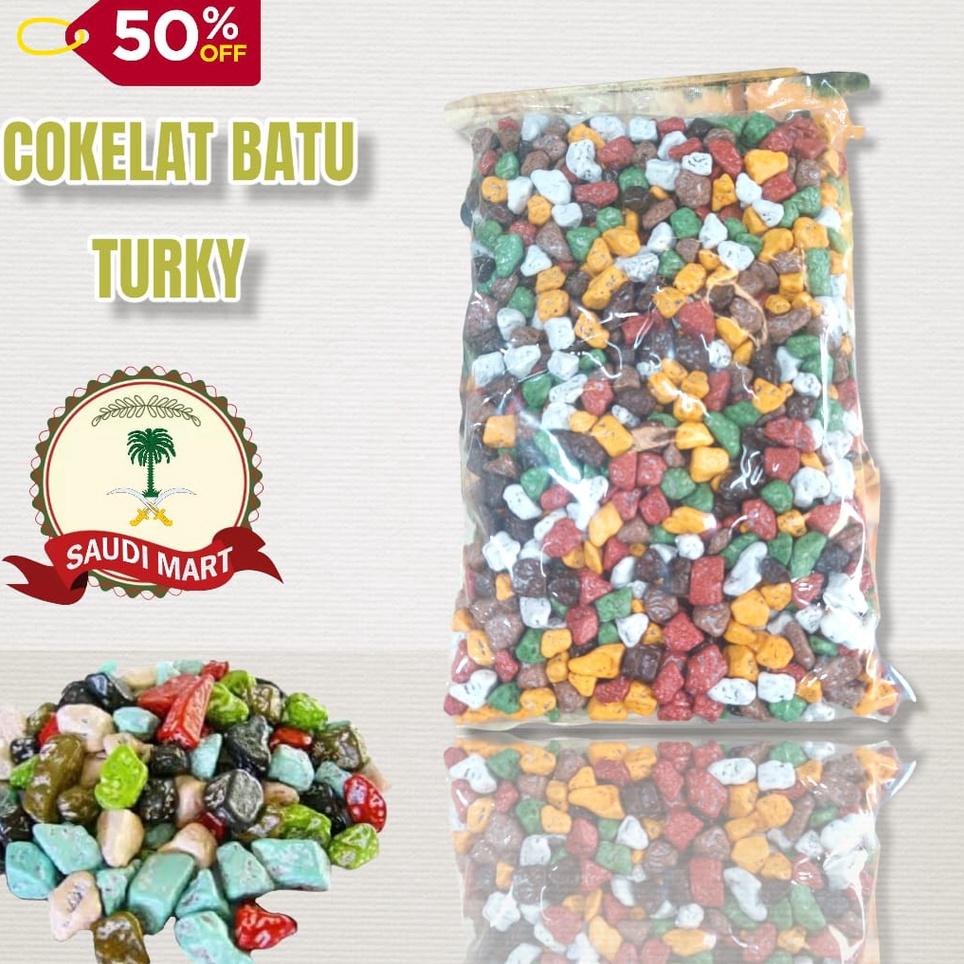 

(PROMO LEH53) Coklat/COKELAT batu krikil arab 500gr ✿