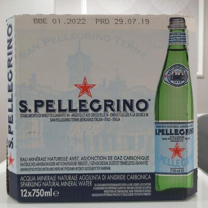 

San Pellegrino Sparkling Water 750ml x 12 btl Gosend / Grab only