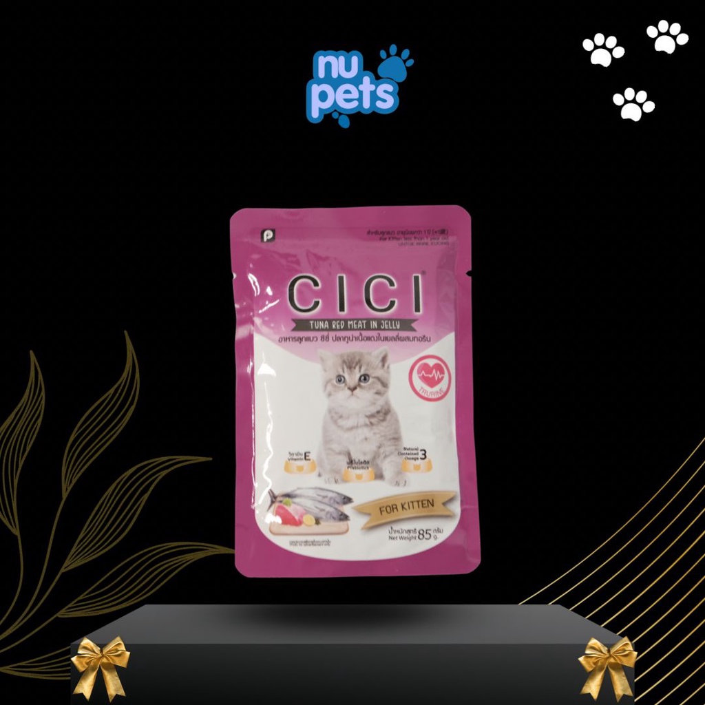 MAKANAN KUCING CICI POUCH ADULT 85 GR MAKANAN KUCING BASAH SACHET CICI CAT WET FOOD