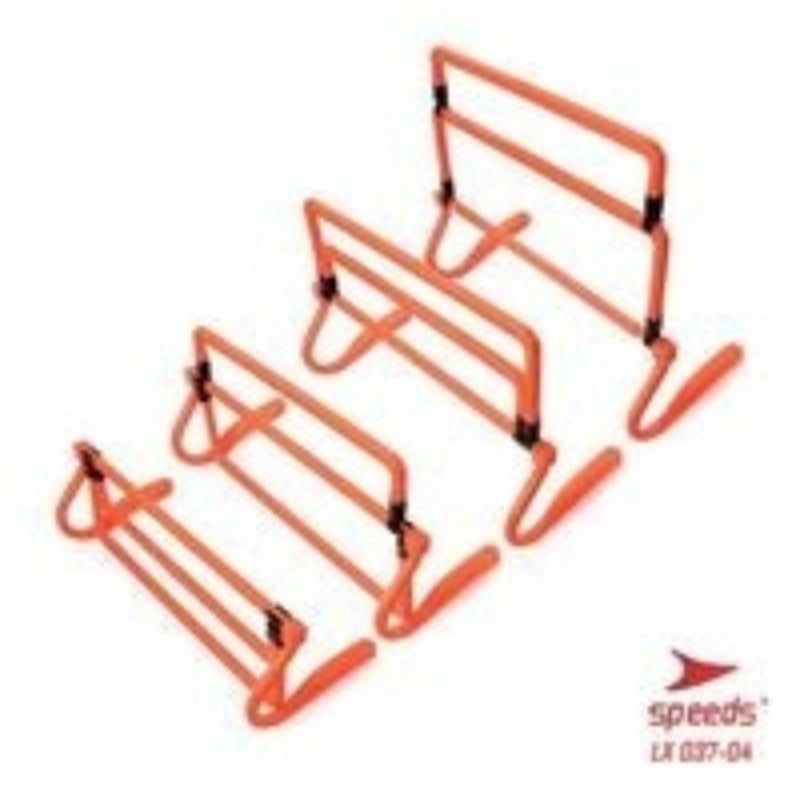 hurdle alat sepak bola futsal lompat rintangan hardel adjustable - Hijau muda