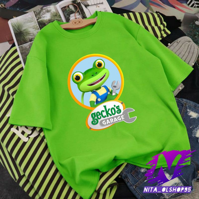 BAJU ANAK KAOS ANAK GECKO'S GARAGE GECKO GARAGE