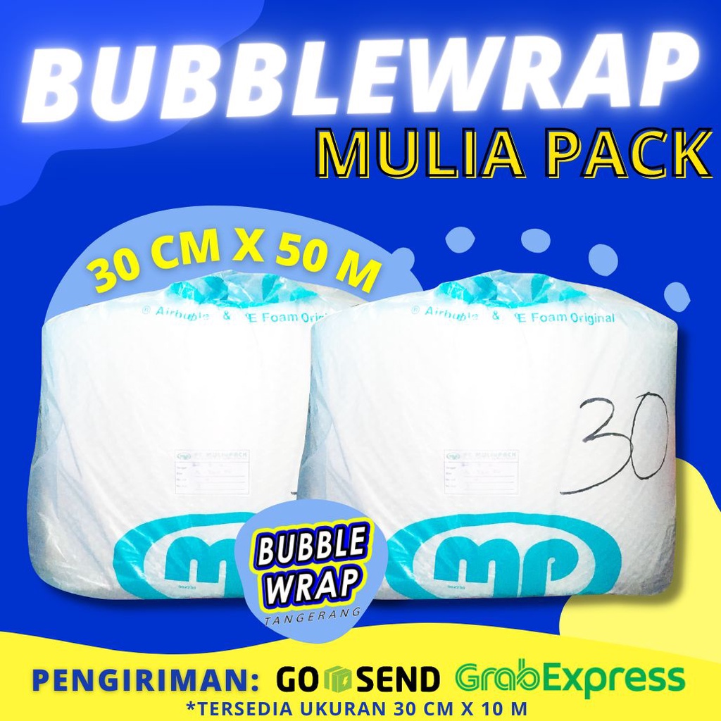 

Bubble Wrap MP Putih Hitam Ukuran 30cm x 50m Bandung