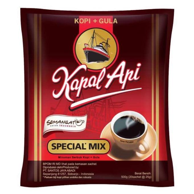 

KOPI KAPAL API SPECIAL MIX 25gr (Kemasan karton isi 10 x 12 renceng)