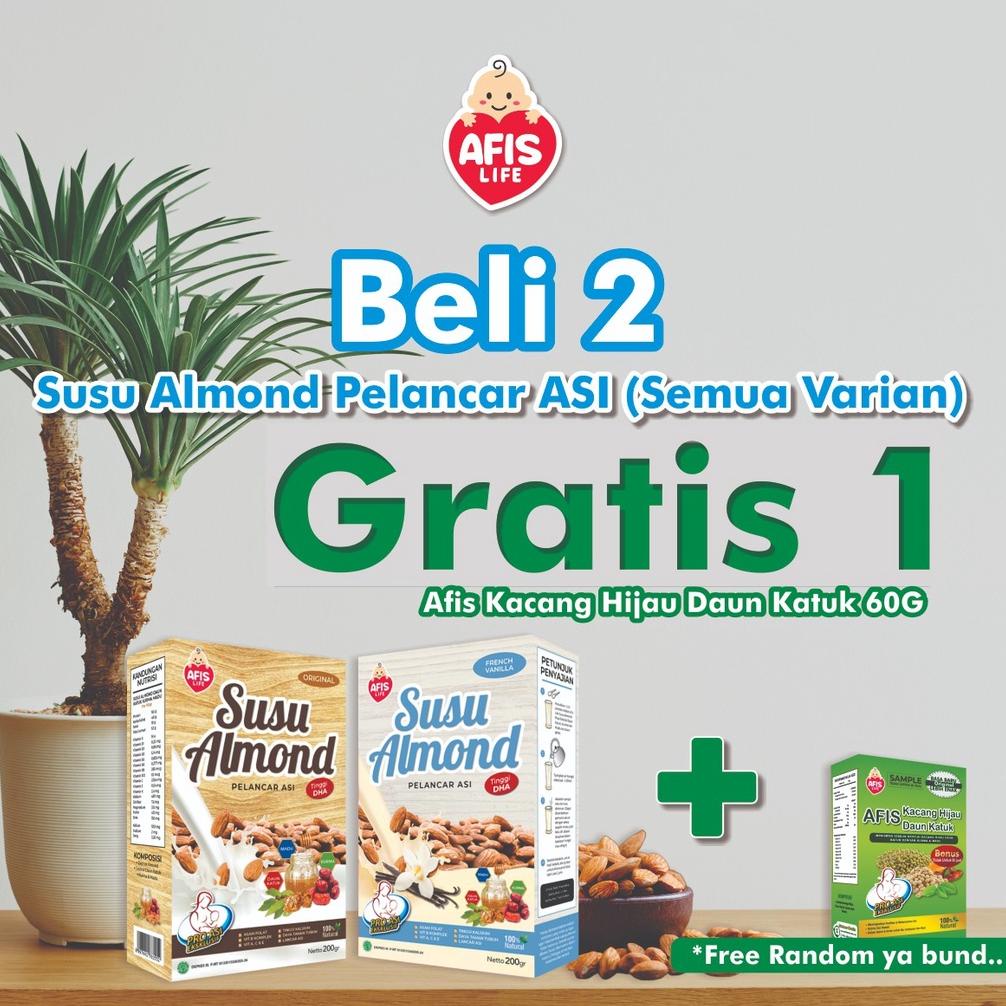 

[BAYAR DITEMPAT] AfisLife Susu Almond Plus Daun Katuk Kurma & Madu DHA (PROMO CEK DESKRIPSI)