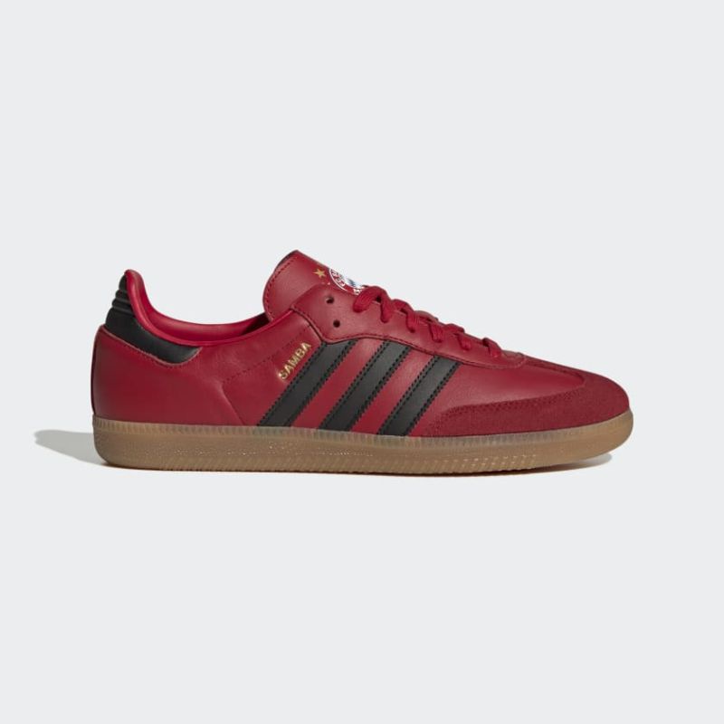 ADiDAS SAMBA OG TEAM BAYERN MUNCHEN FC HOLLYWOOD RED BLACK ORIGINAL
