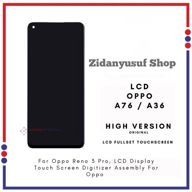 LCD TOUCHSCREEN OPPO A36 / OPPO A76 FULLSET ORIGINAL