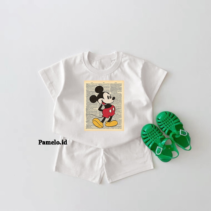 Pamelo.id Set Anak Viral / Miki Koran / Fashion Anak / Stelan baju anak / Korea Style / Set Balita