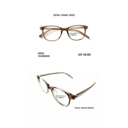 Frame kotak unisex cewe cowo J52021 / Frame kotak / Frame korea / Frame cowok